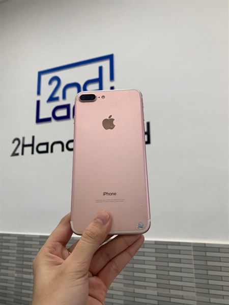 Điện thoại iPhone 7 Plus - LL/A - 32GB - Màu vàng hồng - Pin 95% chu kì sạc 47 lần - Ngoại hình: 97% - Trầy xước, cam sau đốm + linh kiện, màn hở sáng + ám hồng nặng + trầy - Body