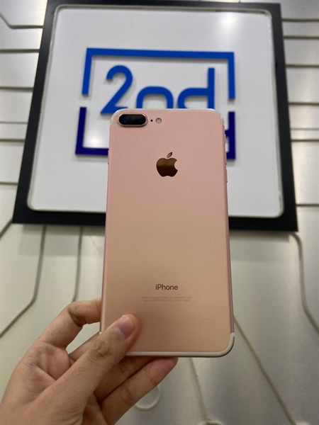 Điện thoại iPhone 7 Plus - LL/A - 32GB - Pin 100% thay new - Màu hồng - Ngoại hình: 97% - Đã thay vỏ, màn xước, màn lưu ảnh - Body