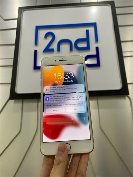 Điện thoại iPhone 7 Plus - LL/A - 32GB - Pin 100% thay new - Màu hồng - Ngoại hình: 97% - Đã thay vỏ, màn xước, màn lưu ảnh - Body 3