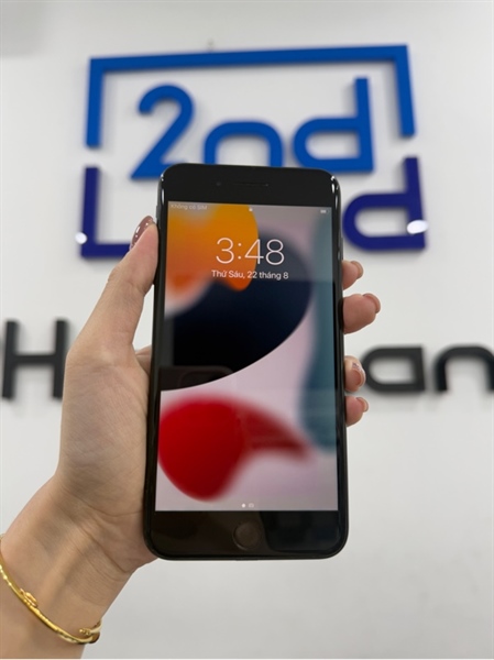 Điện thoại iPhone 7 Plus - LL/A - IOS 15.8.3 - 128GB - Màu đen - Pin thay 100% - Ngoại hình 97% - Màn ám hồng , viền xước , cấn nhẹ 1 góc - Kèm sạc 2