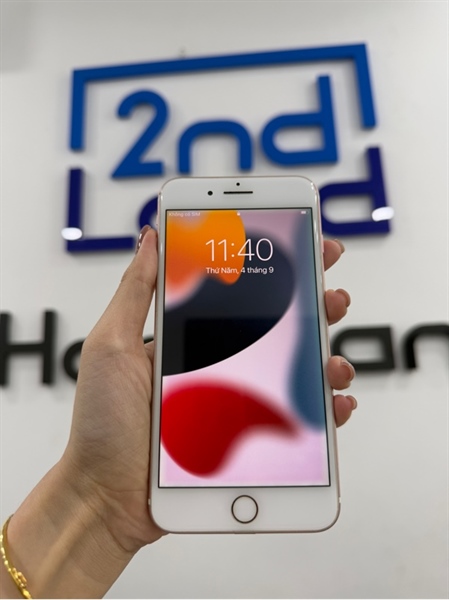 Điện thoại iPhone 7 plus - LL/A - IOS 15.8.4 - 128GB - Màu hồng - Pin 85% - Ngoại hình 97% - Màn ám hồng , bụi trong - Kèm sạc 2