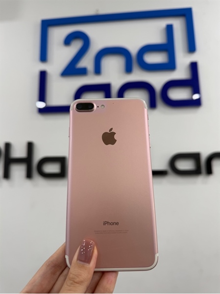 Điện thoại iPhone 7 plus - LL/A - IOS 15.8.4 - 128GB - Màu hồng - Pin 85% - Ngoại hình 97% - Màn ám hồng , bụi trong - Kèm sạc