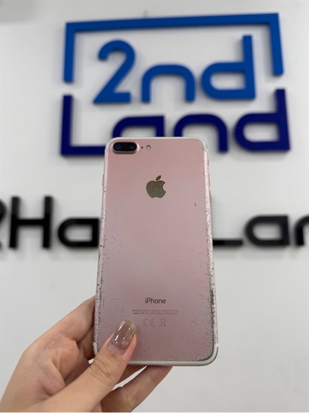 Điện thoại iPhone 7plus - LL/A - IOS 15.8.3 - 128GB - Màu hồng - Pin 91% - Ngoại hình 96% - Kèm sạc 1
