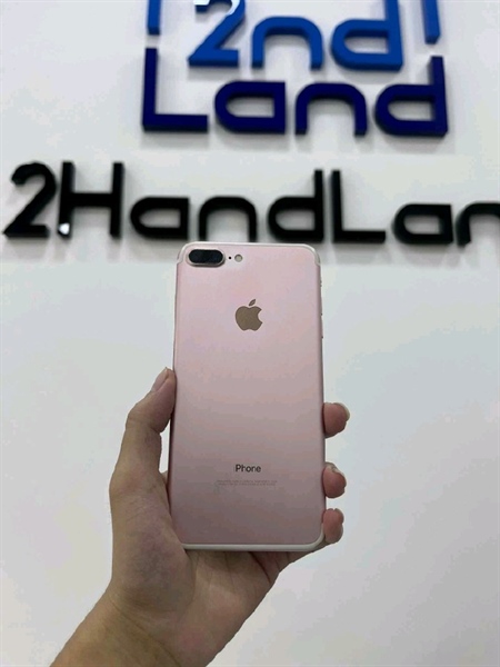 Điện thoại iPhone 7plus - LL/A - IOS 15.8.3 - 32GB - Màu hồng - Pin 100% - Ngoại hình 97% - Sườn nứt , viền màn ám hồng - Kèm sạc