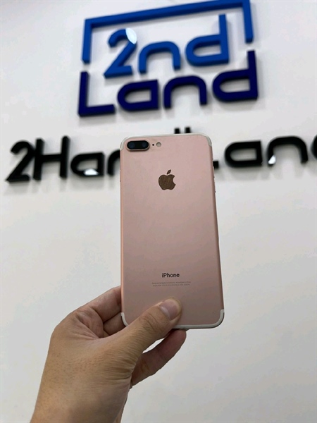 Điện thoại iPhone 7plus - LL/A - IOS 15.8.4 - 128GB - Màu hồng - Pin 100% - Ngoại hình 98% - màn ám hồng - Kèm sạc - 738039 (Cái)