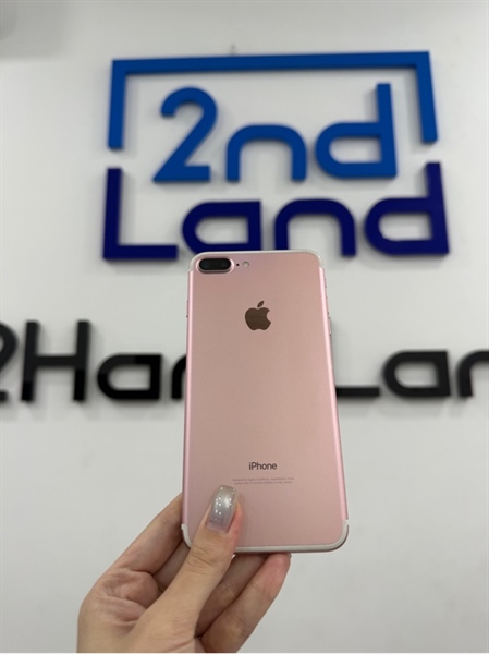 Điện thoại iPhone 7plus - LL/A - IOS 15.8.4 - 128GB - Màu hồng - Pin thay 100% - Ngoại hình 97% - Màn ép kính, màn hở sáng - Body