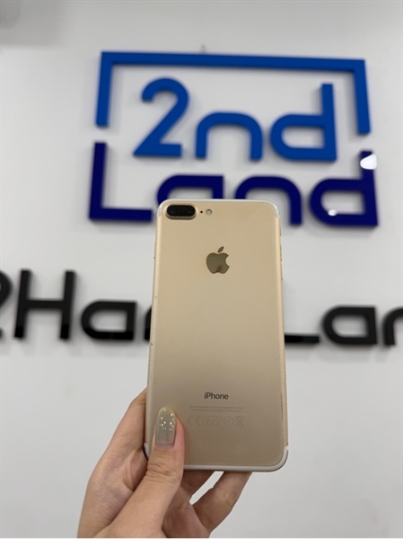 Điện thoại iPhone 7plus - VN/A - IOS 15.8.3 - 32GB - Màu vàng - Pin 100% - Ngoại hình 97% - Màn góc trên nứt , viền ám xanh , màn ám hồng , viền trầy - Kèm sạc