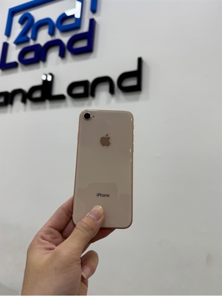 Điện thoại iPhone 8 - CH/A - 64GB - IOS 16.7.12 - Pin 100% đã thay - Màu gold - Ngoại hình 97% - Màn ép kính , camera đã thay - Body