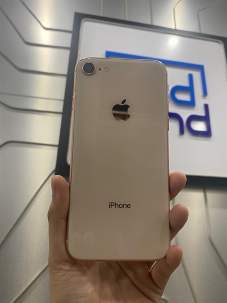 Điện thoại iPhone 8 - LL/A - 256GB - IOS 16.6.1 - Pin 100% - Màu hồng - Ngoại hình: 98% - Body