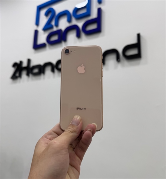 Điện thoại iPhone 8 - LL/A - 64GB - IOS 16.7.12 - Pin 100% thay new - Màu vàng - Ngoại hình 97% - Màn ám chết pixel - Body