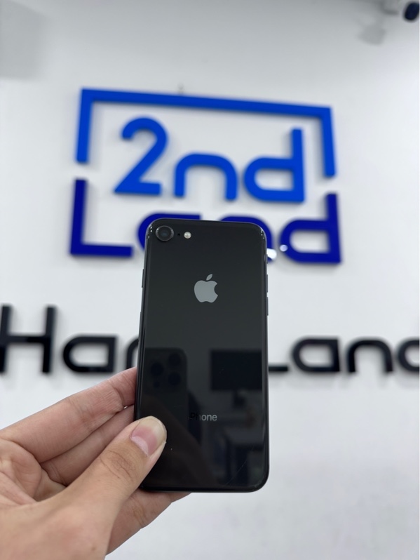 Điện thoại iPhone 8 - LL/A - ios 16.7.16 - 64GB - Màu đen - Pin thay 100% - Ngoại hình 97% - màn linh kiện, ép kính, ám hồng, mẻ kính trong, cam thay , mất touch id - kèm sạc
