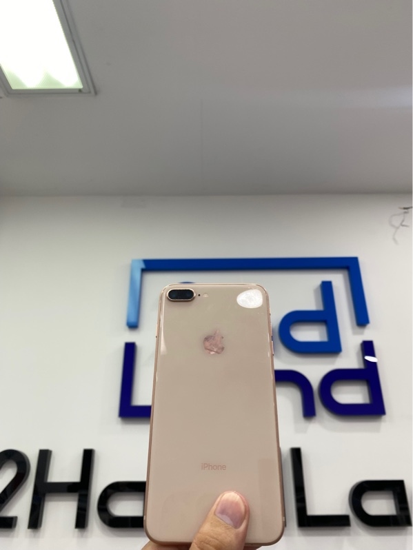 Điện thoại iPhone 8 Plus - CH/A - 64GB - Pin: 100% linh kiện - Màu vàng hồng - Ngoại hình: 97% - Màn ám hồng , cấn trầy viền, trầy màn nhẹ - Body