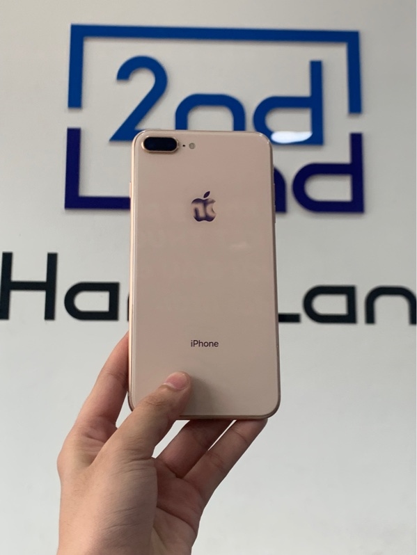 Điện thoại iPhone 8 plus - J/A - 64GB - Màu vàng hồng -Pin linh kiện 100% chu kì sạc 13 lần - Ngoại hình: 97% - Mặt lưng, cam sau thay + đốm, màn ám hồng, trầy cấn - Body