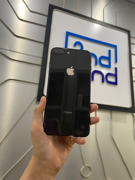 Điện thoại iPhone 8 Plus - LL/A - 256 GB - ISO 16.7 - Pin 100% đã thay - Màu đen - Ngoại hình 96% - Đã ép kính, màn ám vàng nặng - Body