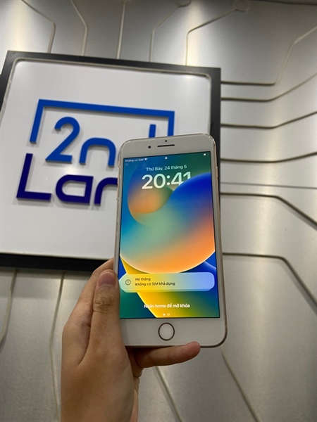 Điện thoại iPhone 8 Plus - LL/A - 64GB - IOS 16.7 - Pin 100% thay new - Màu hồng - Ngoại hình: 97% - Màn ám hồng, đã thay lưng và màn - Body 3