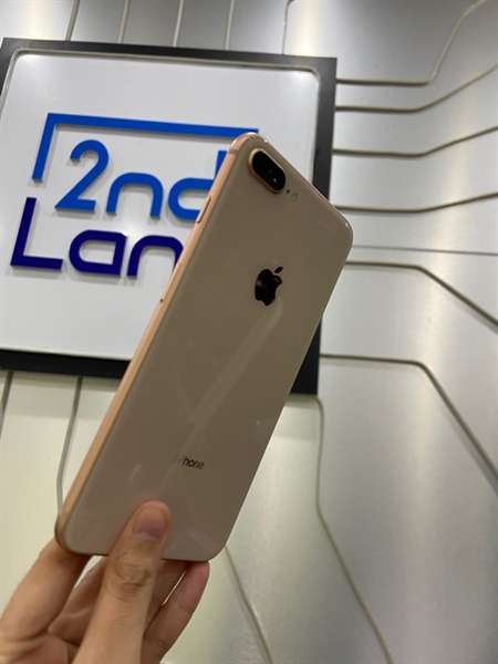 Điện thoại iPhone 8 Plus - LL/A - 64GB - Sim vật lý - Pin 99% đã thay - Màu vàng - Ngoại hình: 97% - Màn ám vàng - Body 1