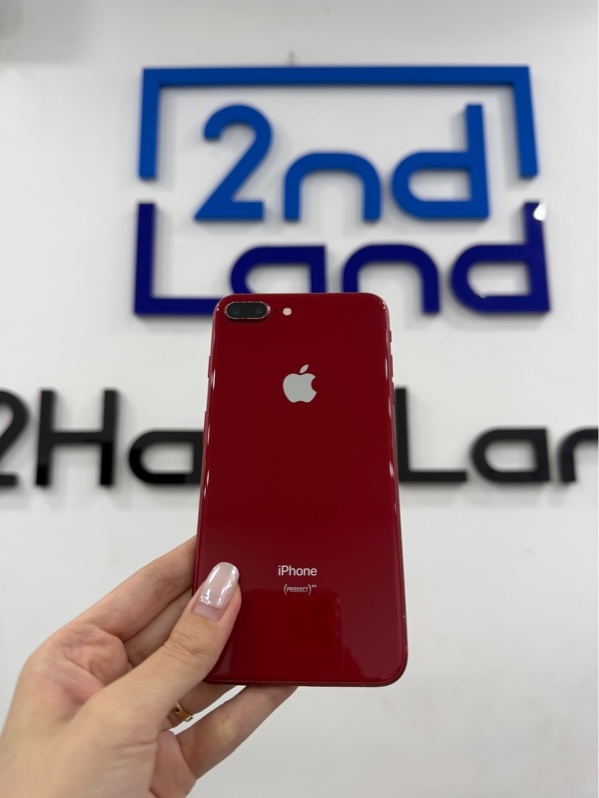 Điện thoại iPhone 8 Plus - LL/A - IOS 16.7.10 - 64GB - Màu đỏ - Pin không có báo dòng 100% - Ngoại hình 97% - Màn ám hồng , có 2 vệt xanh , kính lưng trầy , thay vỏ , thay cam, lỗi main , lỗi nguồn - BÁN XÁC KHÔNG BẢO HÀNH