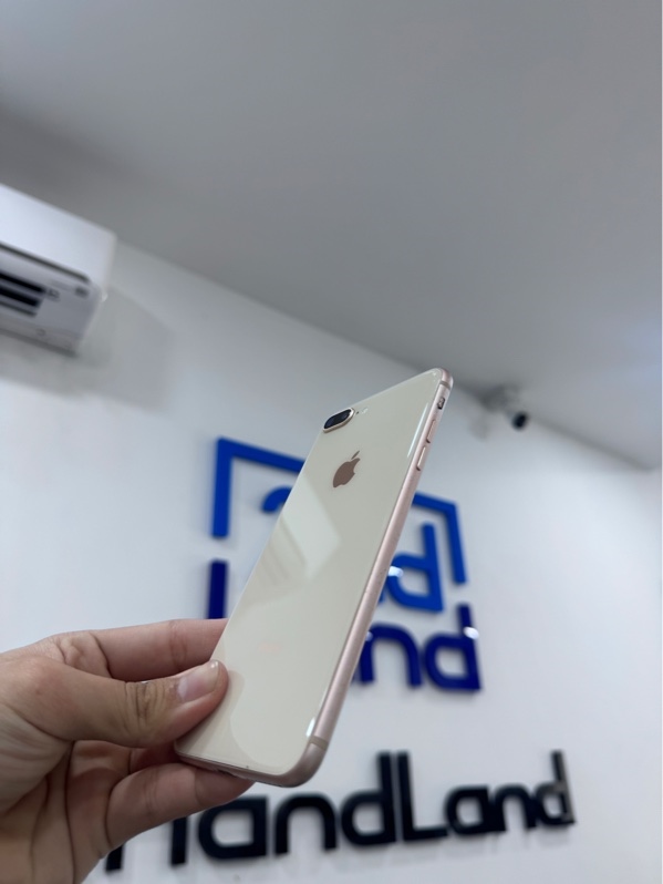 Điện thoại iPhone 8 plus - Máy mã N - LL/A - 64gb - ios 16.7.15 - Màu vàng hồng - Pin thay 93% - Ngoại hình 96% - Trầy xước, màn ám hồng, màn ép kính - Body