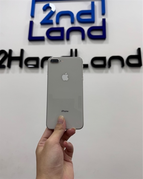 Điện thoại iPhone 8 Plus - VC/A - 64GB - IOS 16.7.12- Pin 100% - Màu trắng - Ngoại hình 97% - Màn ám phản quang - Body