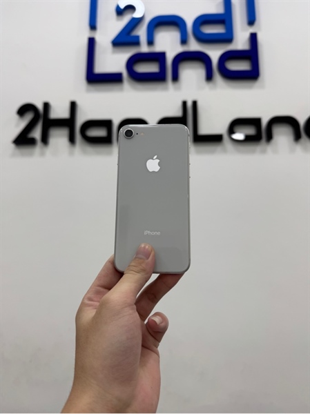 Điện thoại iPhone 8 - ZP/A - 64GB - IOS 16.7.2 - Pin 100% đã thay new - Màu bạc - Ngoại hình 97% - Màn ám - Body