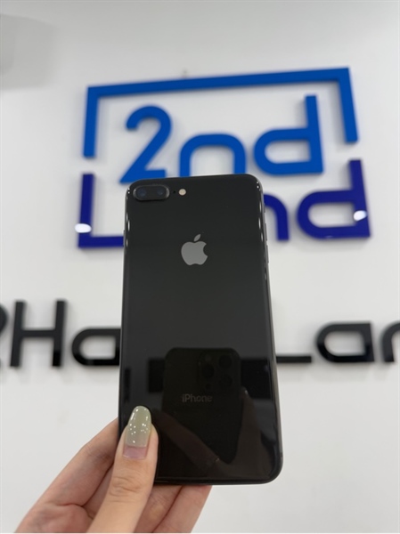 Điện thoại iPhone 8plus - LL/A - IOS 16.7.10 - 64GB - Màu đen - Pin thay 100% - Ngoại hình 97% - Màn ám hồng , phản quang viền - Kèm sạc
