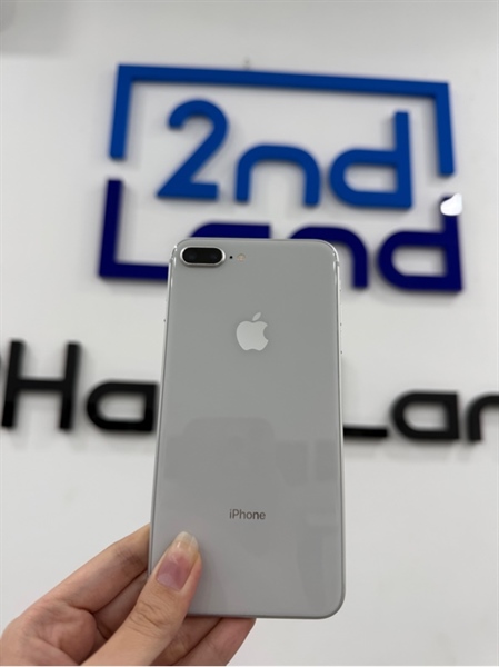 Điện thoại iPhone 8plus - LL/A - IOS 16.7.10 - 64GB - Màu trắng - Pin 98% - Ngoại hình 98% - viền ám xanh hở sáng , 1 chấm chết pixel nhỏ - Kèm sạc