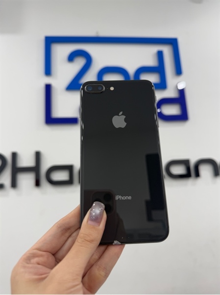 Điện thoại iPhone 8plus - LL/A - IOS 16.7.11 - 64GB - Màu đen - Pin 100% - Ngoại hình 97% - Màn trầy , tối viền nhẹ - Kèm sạc