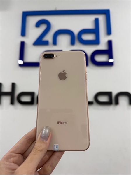 Điện thoại iPhone 8plus - LL/A - IOS 16.7.12 - 256GB - Màu hồng - Pin 100% - Ngoại hình 97% - Màn trầy -Body
