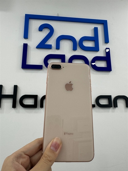 Điện thoại iPhone 8plus - VN/A - IOS 15.4.1 - 64GB - Màu vàng - Pin 100% - Ngoại hình 97% - Màn trầy - Kèm sạc