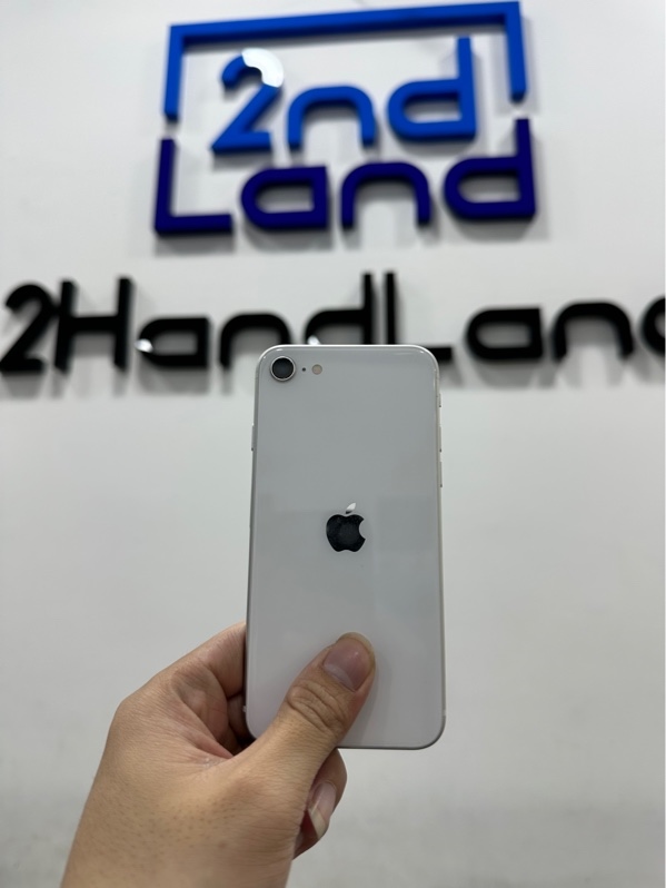 Điện thoại iPhone SE 2020 - 3J/A - 64GB - IOS 26.5 - Pin 100% thay new - Màu trắng - Ngoại hình 97% - Màn ép kính mất truetone, cam trước đã thay cam sau đã thay vân tay đã thay - Body