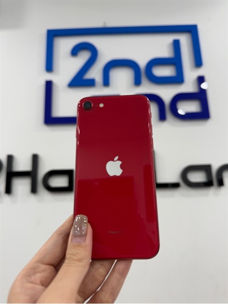 Điện thoại iPhone SE gen 2 (2020) - J/A - IOS 18.0.1 - 64GB - Màu đỏ - Pin thay 100% - Ngoại hình 97% - Màn ám vàng , viền tróc sơn - Kèm sạc