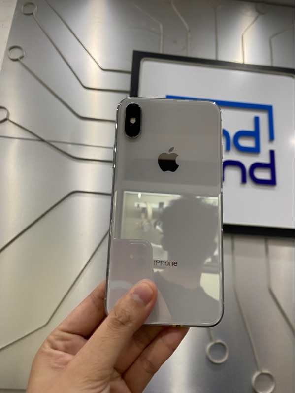 Điện thoại iPhone X - 64GB - Pin 100% Thay Linh Kiện - Màu trắng - Ngoại hình: 97% - Màn đánh kính, lưu ảnh, ám hồng, lưng + viền xước - Body