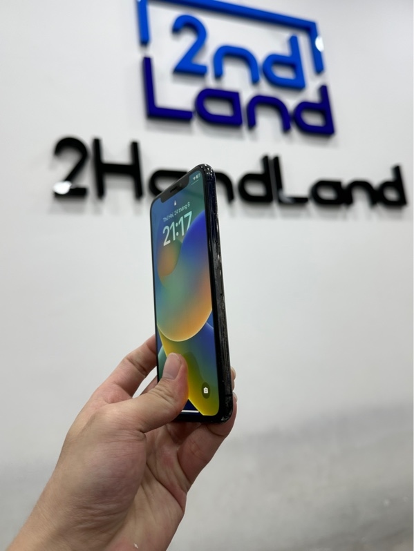 Điện thoại iPhone X - CH/A - 256GB - IOS 16.7.16 - Pin 95% linh kiện không xác định - Màu đen - Ngoại hình 97% - Màn ám xanh viền, máy trầy cấn- Body