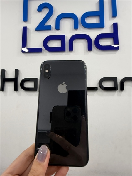 Điện thoại iPhone X - KH/A - IOS 16.7.11 - 256GB - Màu đen - Pin thay 100% - Ngoại hình 97% - Màn thay , mất face ID , màn 1 chấm mực , bể kính lưng , màn ám hồng nhẹ - Kèm sạc