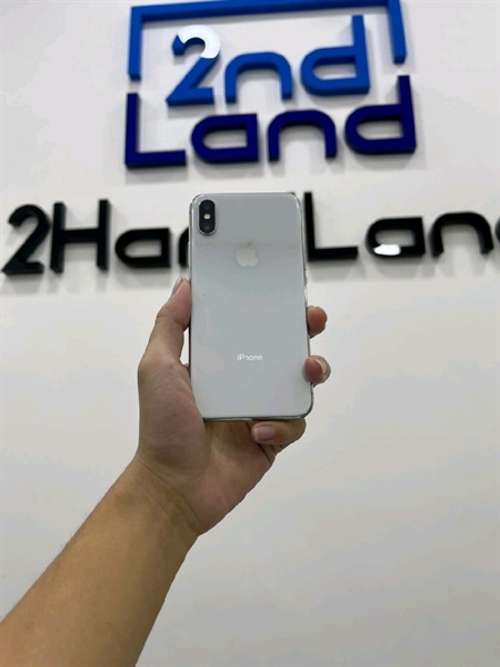 Điện thoại iPhone X - LL/A - 64GB - IOS 16.7.11 - Pin 100 % Báo dòng - Màu trắng - Ngoại hình 97% - Màn ám, mất truetone - Body