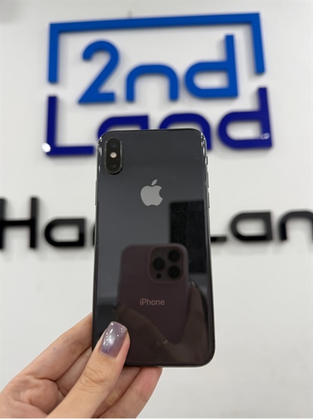 Điện thoại iPhone X - LL/A - IOS 16.7.11 - 256GB - Màu đen - Pin thay 100% - Ngoại hình 97% - Màn ám hồng , màn trầy - Kèm sạc