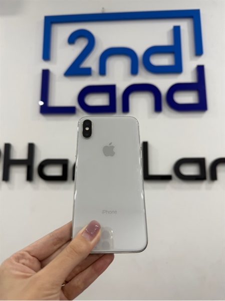 Điện thoại iPhone X - LL/A - IOS 16.7.12 - 64GB - Màu trắng - Pin 96% - Ngoại hình 97% - viền trầy , màn LK , ám hồng , lưu ảnh - Body