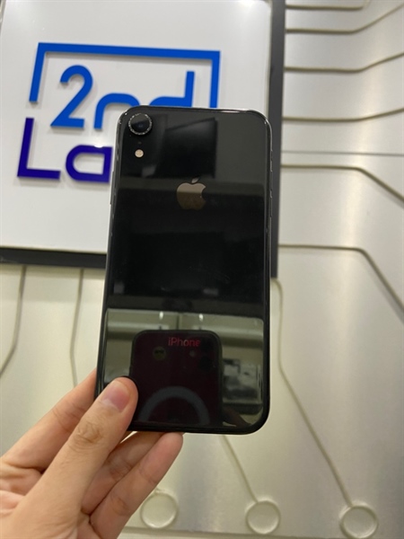 Điện thoại iPhone XR - 2J/A - 64GB - Pin 100% thay new - Màu đen - Ngoại hình: 97% - Ám viền vàng vừa, cam X1 3 đốm , màn qua xử lý - Body