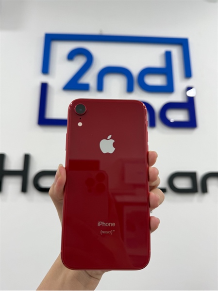 Điện thoại iphone XR - LL/A - IOS 17.6.1 - 64GB - Màu đỏ - Pin 100% - Ngoại hình 97% - Màn phản quang, viền ám xanh- Kèm sạc