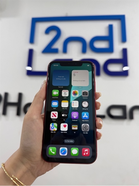 Điện thoại iPhone XR - Máy mã N - LL/A - IOS 18.7.1 - 64GB - Màu đỏ - Pin thay 100% - Ngoại hình 98% - Màn trong ám vàng , màn trầy , thay cam sau , viền ám xanh - Body 2