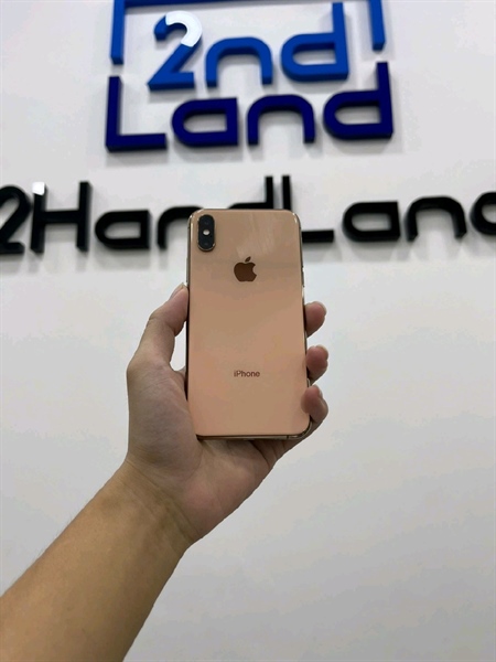 Điện thoại iPhone XS - 2J/A - 256GB - IOS 18.5 - Pin 100 % - Màu gold - Ngoại hình 97% - Body