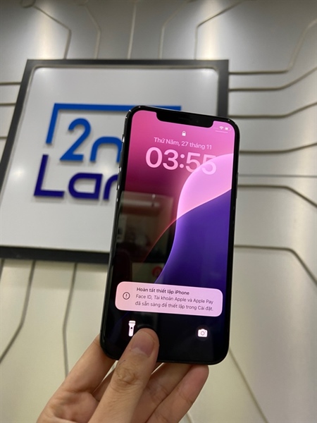 Điện thoại iPhone XS - J/A - 64GB - Pin 94% đã thay - Màu đen - Ngoại hình: 97% - màn ám hồng viền nhẹ - Body 3