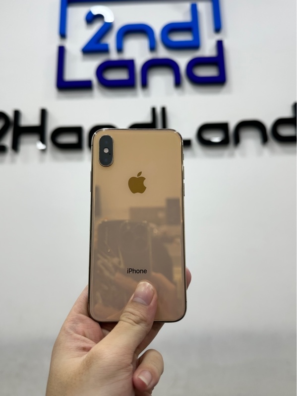 Điện thoại iPhone XS - KH/A - 64GB - IOS 17.2 - Pin linh kiện không hiện % pin ( cắm 3u 100%) - Màu vàng gold - Ngoại hình 97% - Màn lưu ảnh, ép kính - Body
