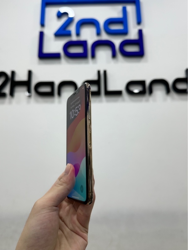 Điện thoại iPhone XS - KH/A - 64GB - IOS 17.2 - Pin linh kiện không hiện % pin ( cắm 3u 100%) - Màu vàng gold - Ngoại hình 97% - Màn lưu ảnh, ép kính - Body