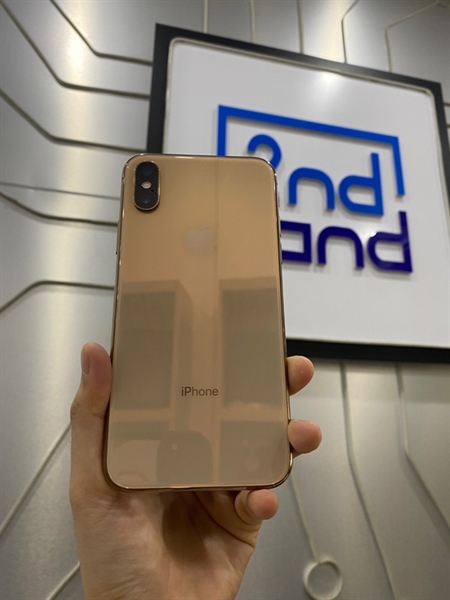 Điện thoại iPhone XS - LL/A - 64GB - IOS 17.3.1 - Pin 100% - Màu gold - Ngoại hình: 98% - Màn linh kiện, mất truetone- Body