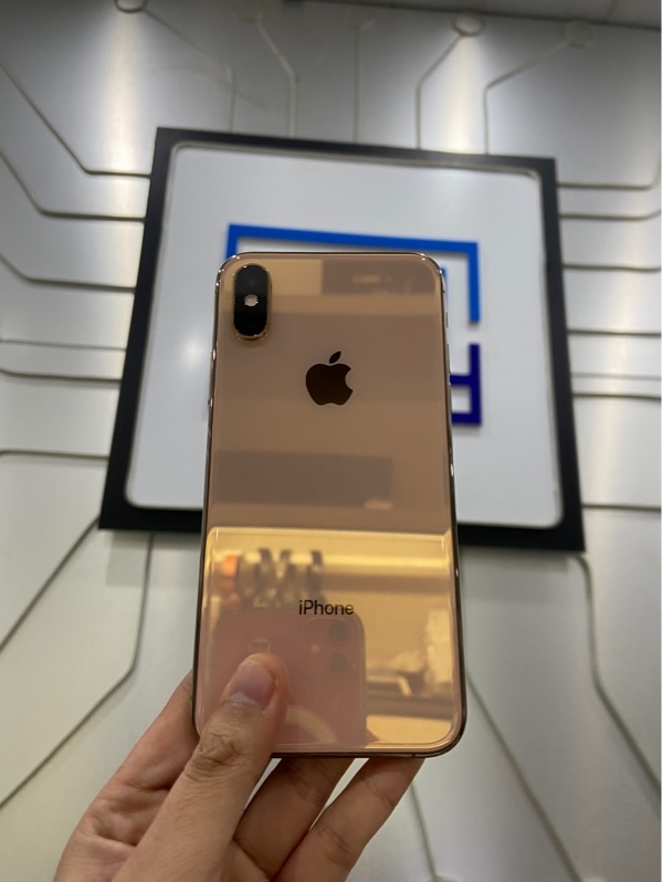 Điện thoại iPhone XS - LL/A - 64GB - Pin 100% đã thay - Màu gold - Ngoại hình: 97% - Màn đánh kính, đã thay lưng - Body