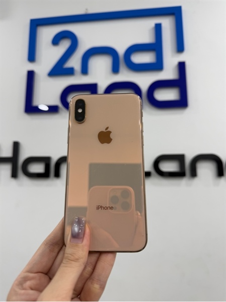 Điện thoại iPhone XS - LL/A - IOS 17.4.1 - 256GB - Màu vàng - Pin thay 100% LKKXĐ - Ngoại hình 97% - Màn linh kiện , màn ám hồng , cam đốm , cam trước thay , máy thay vỏ , bụi trong cam trước , viền trầy , lưng trầy - Kèm sạc