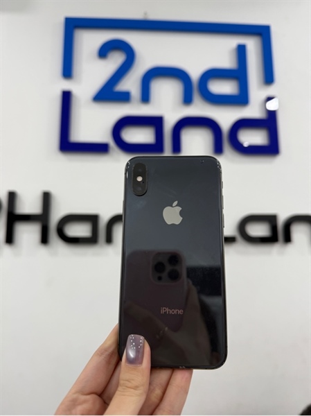 Điện thoại iPhone XS - LL/A - IOS 18.5 - 64GB - Màu đen - Pin 100% - Ngoại hình 97% - Màn ám hồng - Kèm sạc
