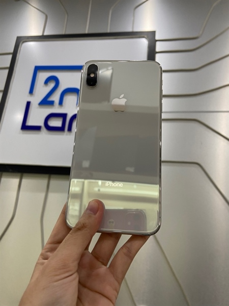 Điện thoại iPhone XS Max - LL/A - 256GB - Máy lock - Pin 100% thay new - Màu trắng - Ngoại hình: 97% - Màn ám hồng, màn xước, màn đánh kính + ép kính - Body