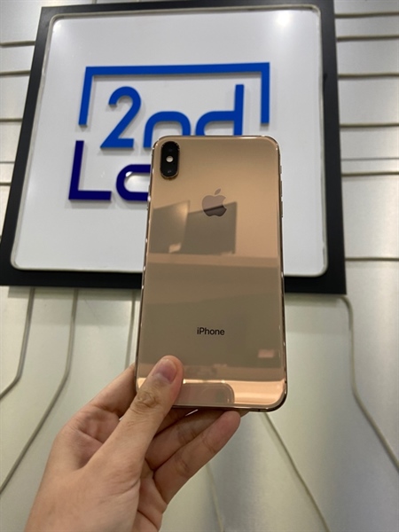 Điện thoại iPhone XS Max - LL/A - 64GB - Pin 100% thay new - Màu vàng - Ngoại hình: 97% - Đã thay lưng , màn đã thay, lưu ảnh , ám viền hồng vừa - Body